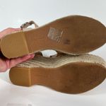 DV by Dolce Vit Dolce Vita Platform Beige Tan Suede Platform Espadrille Sandals Wedge 6.5 6 1/2 Photo 6
