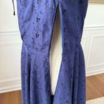 NWT British Retro Florence Navy Broderie Anglaise 50s Style Dress UK 14 US 10 Blue Photo 9