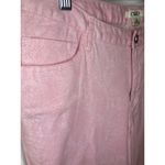 Cato  Womens 10 Pink Snake Print Ankle Pants Cotton Stretch Photo 1