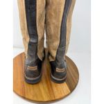 Sorel  Womens Tall Riding Boots 7 US 38.5 EU Brown Beige Leather Suede Side Zip Photo 4
