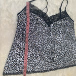 Victoria's Secret  Leopard
Print Silky Satin‎ Cami Tank Top Size L Photo 10