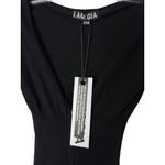 I am gia I.AM.GIA Raven Knit Top in Black XX-Small New Womens Cardigan Photo 8