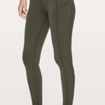 Lululemon Speed Up Tight Full-On Luxtreme 28" Dark Olive Green 4 Photo 0