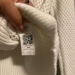 White Knit Zip Photo 2