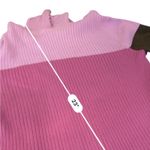 The Limited  purple & brown stripe Y2K Turtleneck Cotton Sweater Size large Photo 7