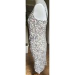 BCBGeneration  Slip Dress Womens 8 Geranium Combo Floral Tulip Hem Cowl Neck Photo 3