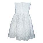 Lilly Pulitzer CAITLIN WOMENS DRESS WHITE XO LACE STRAPLESS SIZE 0 MINI BONEIN Photo 2