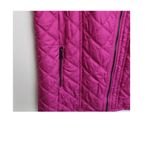 Andrew Marc Women's Quilted Vest S NY Zipper Pockets Magenta Winter Photo 5