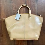 ARCADIA structured leather bag, made in Italy, NWT Photo 1