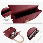 Red Crossbody Quilted Mini Bag NWT Photo 1