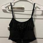 Urban Outfitters  Black Esmeralda Smocked Bra Photo 2