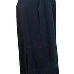 Indigo PureJill Denim Look Size Medium Cotton Blue Ling Sleeve Knee Length Dress Photo 1