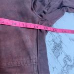 Roncarati leather knit hoodie tie dye style dye Sz 38 Red Photo 5