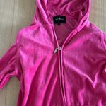 Amazon Hot Pink Velour Hoodie Photo 1