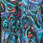 Nike Vintage 90s  Fit Colorful‎ Swirl Printed 1/2 Zip Long Sleeve Fleece Jacket S Photo 7