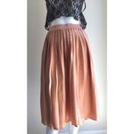 Maison Jules Copper Midi Skirt XS Photo 1