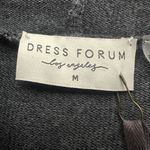 Dress Forum  Hooded Sweater Cozy Long Sleeve Pullover Size Medium Gray NWT Photo 2