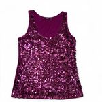 Apt. 9 Y2k purple sequined tank top Photo 1
