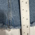 Brandy Melville John Galt Blue Denim Mini Skirt XS Raw Hem Y2K Grunge Photo 8