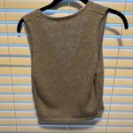 Pretty Little Thing Ash Grey Soft Knit Plunge Detail Crop Top Photo 2