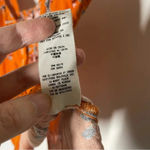 Free People  Close to You Floral Burnt Orange Blouse Size Small Photo 4