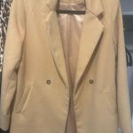 Lulus Lulu’s double breasted tan coat Photo 4