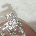 Marina Jewelry Sterling Silver 'I Heart Jesus' Pendant Charm with Ruby Original Photo 3