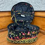 Vera Bradley  Round Quilted Cosmetic Jewelry Case Retired MING Print Asian Photo 7