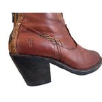 Frye Leslie Artisan Short Boot Leather Brown Women's Boots. Sz 6.5B Photo 5