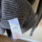 Athleta  rest day grey asymmetrical sweater Photo 5
