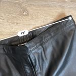 Loft Vintage 100% Leather Black Pants Photo 3