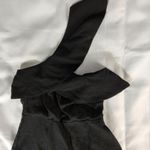 Lulus  Black One Shoulder Romper Photo 1