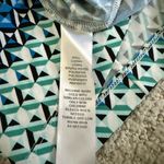 Donna Morgan Blue Diamond Geometric Dress Size 8 Stretch Career Church Wedding Photo 7