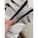 Demonia  Shaker White Platform Lace Up Buckle Boots size 8 Photo 4