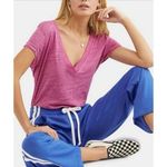 Free People Sundance Oversized Distressed V Neck Tee Photo 8