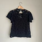 Trina Turk  2 Piece Lace Black Blouse Size XS Photo 3