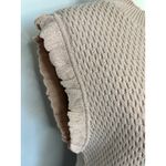 Endless Rose  Bodycon Midi Taupe Sweater Dress Lace-up Back Sz Large Photo 4