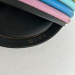 Melissa MLSA  3D rainbow stripe slides made in Brazil Size 6 Photo 5