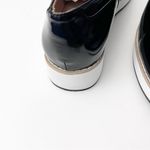 Brash  Black Faux Leather Textured Lace Up Platform Oxford Loafers Size 8.5 Photo 8