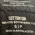 AC/DC  Cotton:On Black Relaxed Boyfriend T-Shirt Distressed Goth Grunge Small Photo 11