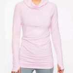 Athleta essence hooded long line tunic toppullover Sz xs Photo 1