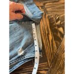 Carbon Women Large Blue Distressed Denim Vest Sleeveless Y2K Grunge Biker Summer Size XL Photo 5