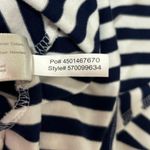 Boston Proper Nautical Navy and White Striped V-Neck Sleeveless Midi Dress S Photo 3