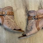 Miz Mooz Caitlin Ankle Leather Booties Peep toe shoes in Rose size 37/6.5-7 Photo 4