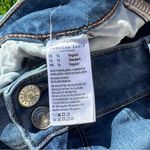 American Eagle Outfitters Next Level Stretch Dark Blue Flare Jeans Size 16 Photo 3