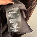 NWT SIMKHAI Vera Lace Trim Cowl Neck Dress Open Back Black Size 2 Photo 11