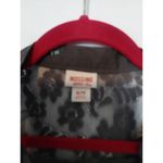 Mossimo Womens Gray Sheer Long Sleeve Tunic With Lace & Patterned Detail Size XL Photo 2