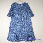 Eliza J  Leopard Print Faux Wrap‎ Dress in Blue Lyst plus size 22W Photo 11