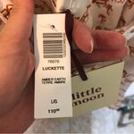 NWT Aritzia Little Moon Horse Print Puff Sleeve Square Neck Blouse L White Size L Photo 11