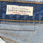 Levi's LEVI’S Premium Moto Color Block Crop Raw Edge Button Fly Jeans Sz 27/28🧡 Photo 9